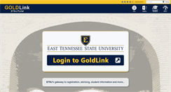 Desktop Screenshot of goldlink.etsu.edu