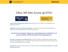 Tablet Screenshot of mail.etsu.edu