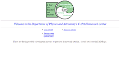 Desktop Screenshot of capa.etsu.edu