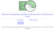 Tablet Screenshot of capa.etsu.edu