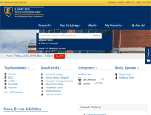 Tablet Screenshot of libraries.etsu.edu